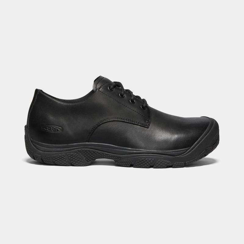 Zapatos De Trabajo Keen Kanteen Oxford Soft Toe Para Hombre Negros - Zapatos Keen Mexico (374016-XUJ